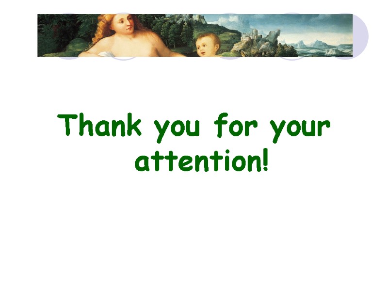 Thank you for your attention!